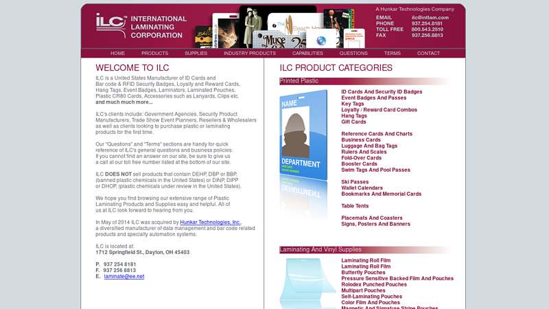 Custom Plastic Badges, Laminated Pouches - ILC