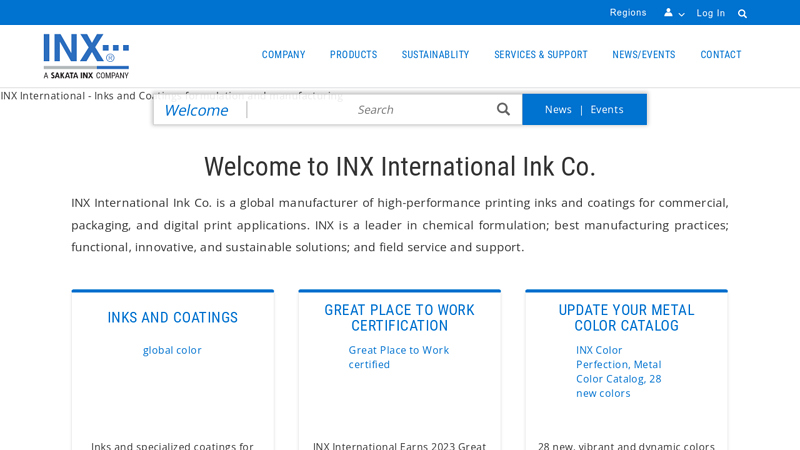 High performance inks and coatings | INX International