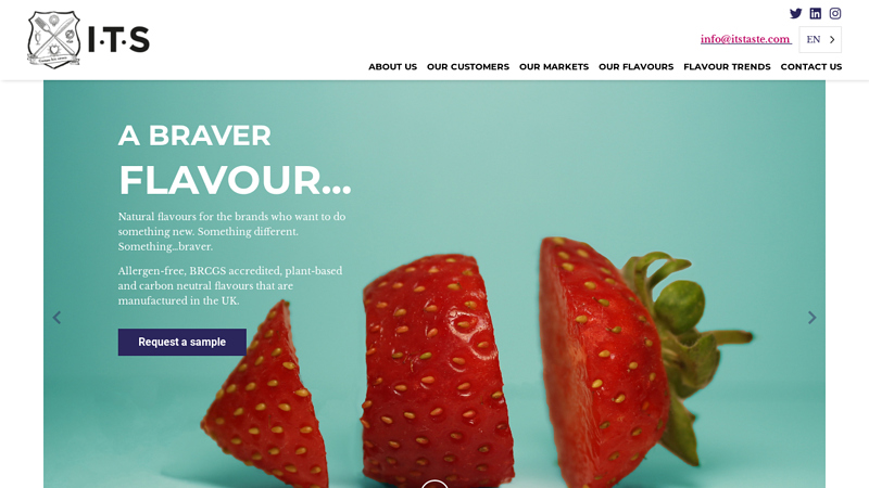 Natural Flavour Manufacturer | I.T.S. | A Braver Flavour - I.T.S.