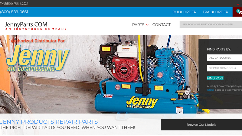 Jenny Air Compressor Parts | Tank Handheld Portable Part