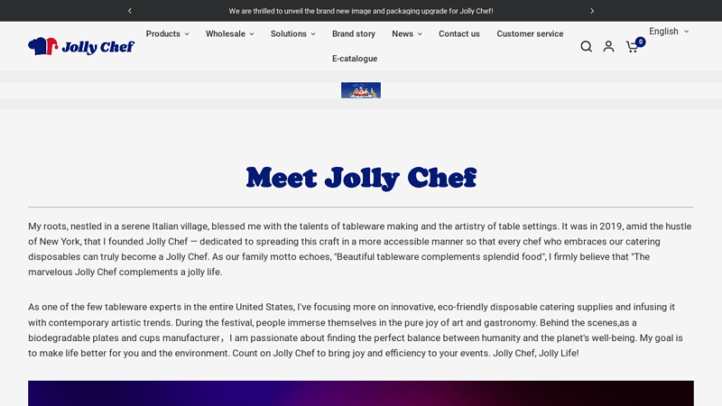 JOLLY CHEF, JOLLY LIFE