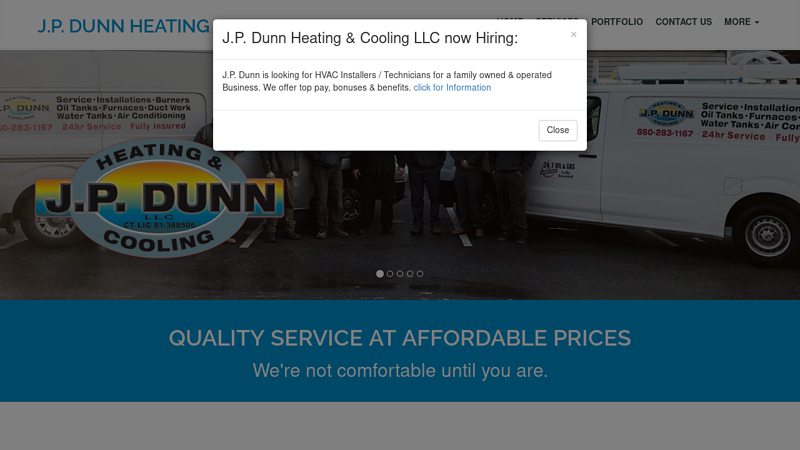 J.P. Dunn Heating and Cooling LLC