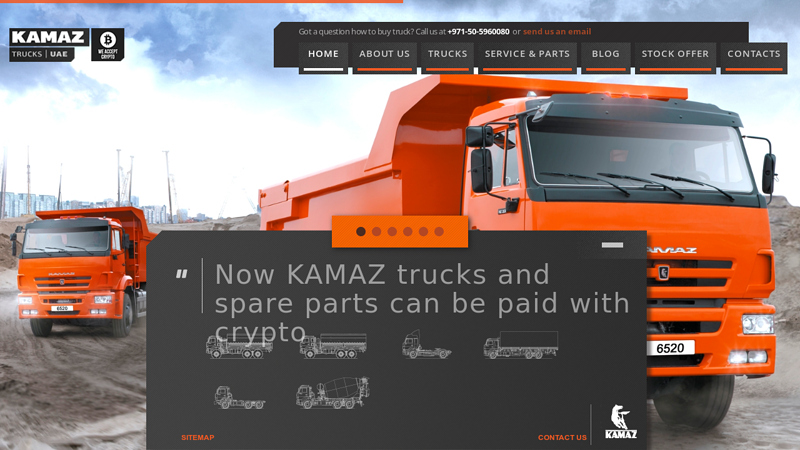 Buy Truck from Russian manufacturer KAMAZ - good prices and quality.