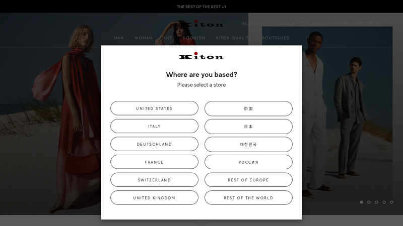 Kiton Europe: official website and online shopping