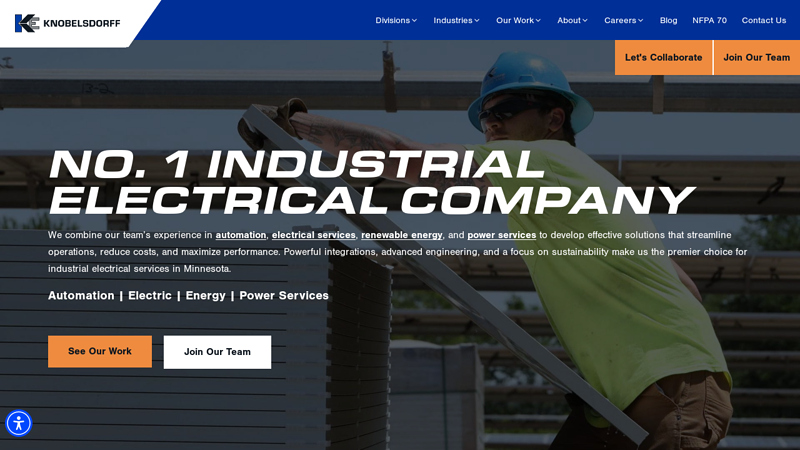 Industrial Electrical Company | Knobelsdorff Enterprises