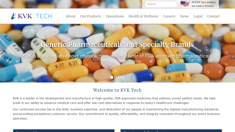 KVK Tech | Specialty Brands and Generics