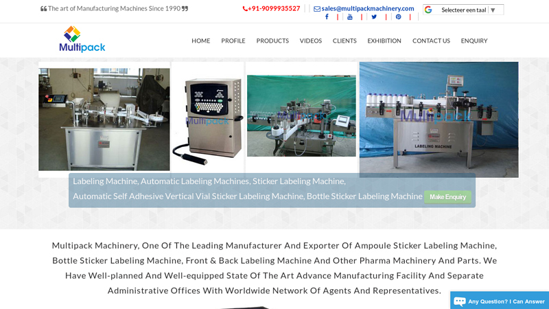 Sticker Labelling Machine, Labellers, Self Adhesive Labeling Machine