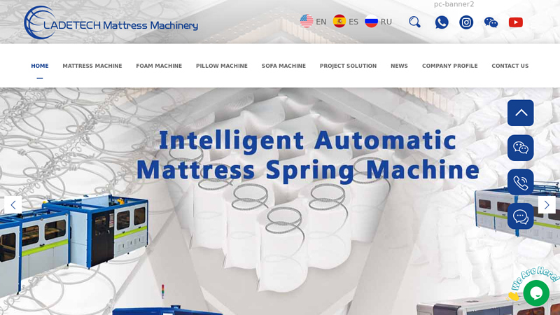 LADETECH MATTRESS MACHINERY