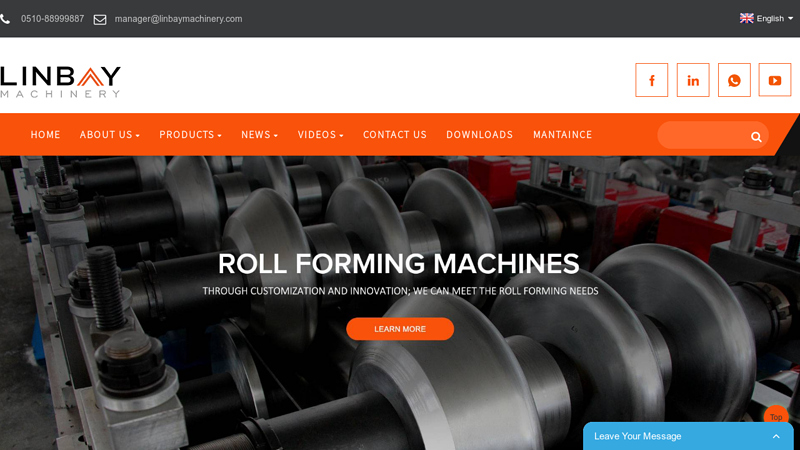 Roll forming machine, Slitting&CTL machine - Linbay