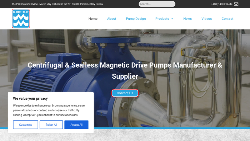 Centrifugal & Sealless Magnetic Drive Pumps Manufacturer & Supplier