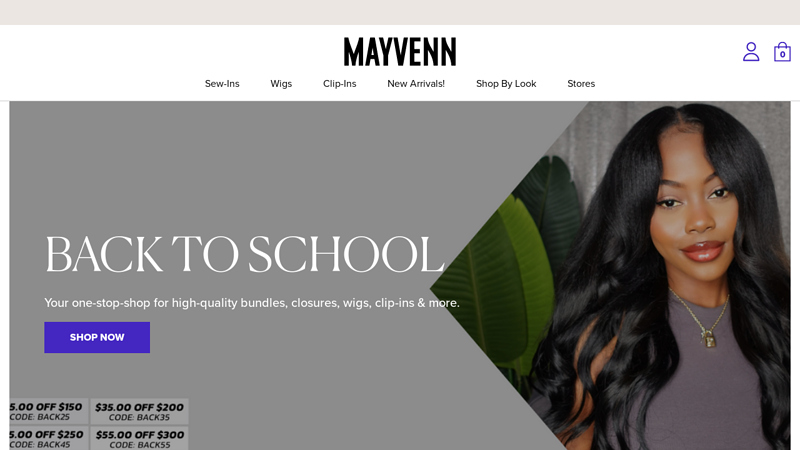 Sew-In Weave Bundles, Closures, Frontals and Human Hair Wigs | Mayvenn