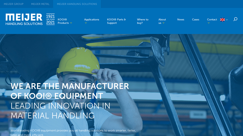 Meijer Handling Solutions - Hydraulic Lift Truck Forks