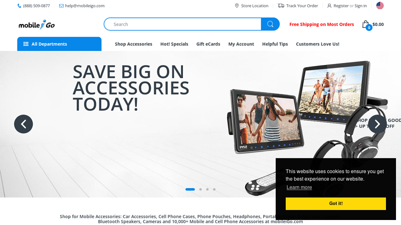 Mobile Accessories: Phone Cases, Chargers, Audio, Car Parts & More C mobileiGo.com