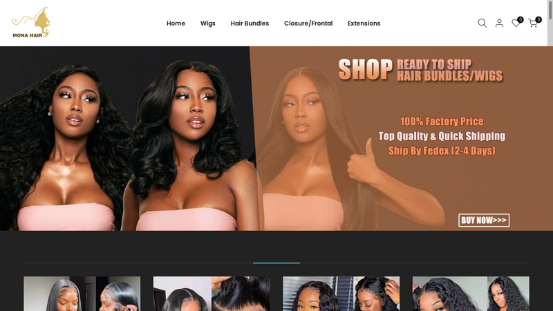 Buy hair from factory, High quality & Best price! C MonaHair