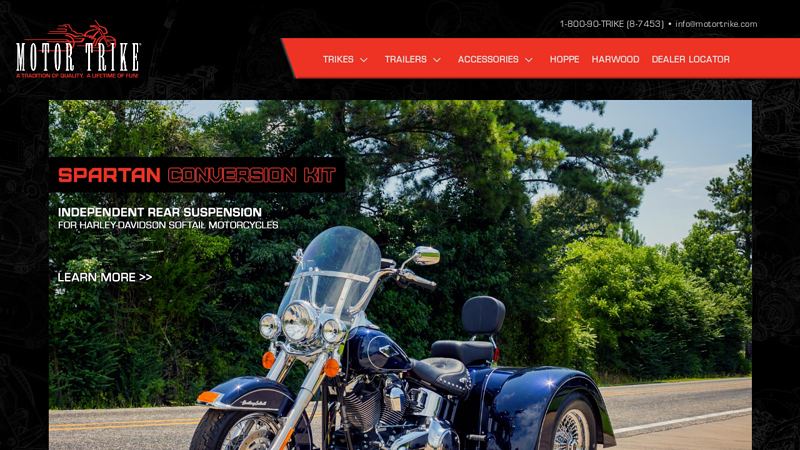 Motor Trike Conversion Kit Manufacturer for Honda & Harley Motorcycles & More