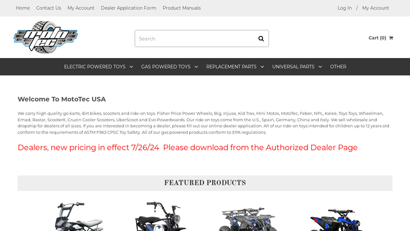MotoTec USA - Electric Scooters, Kids ATV