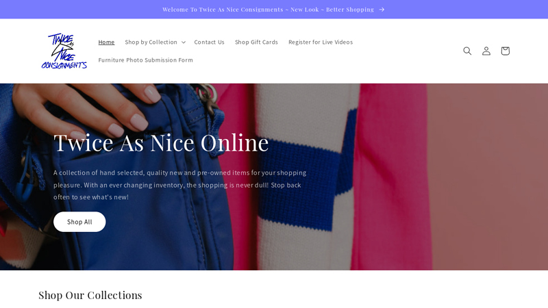 Twice As Nice Consignments - Quality Pre-Owned Clothing and Furniture