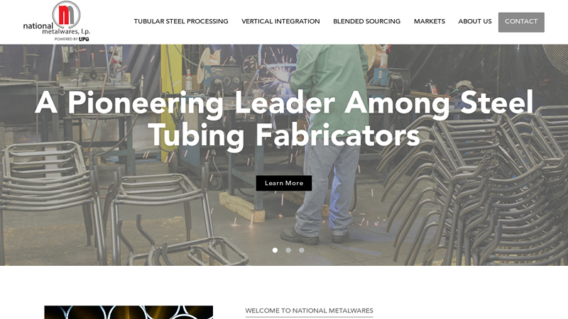 Home - National Metalwares Steel Tube Fabrication