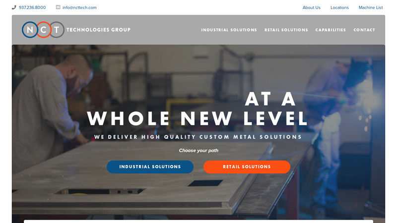 Custom Metal Fabrication | NCT Technologies Group