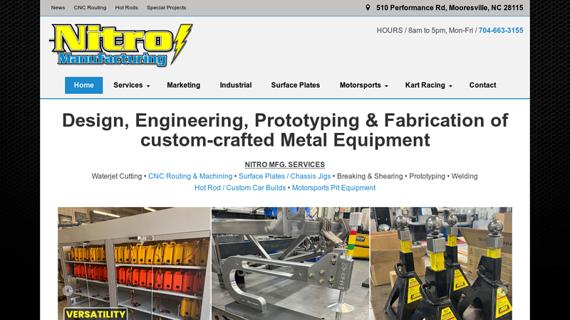 Nitro Manufacturing & Karting | Mooresville, NC