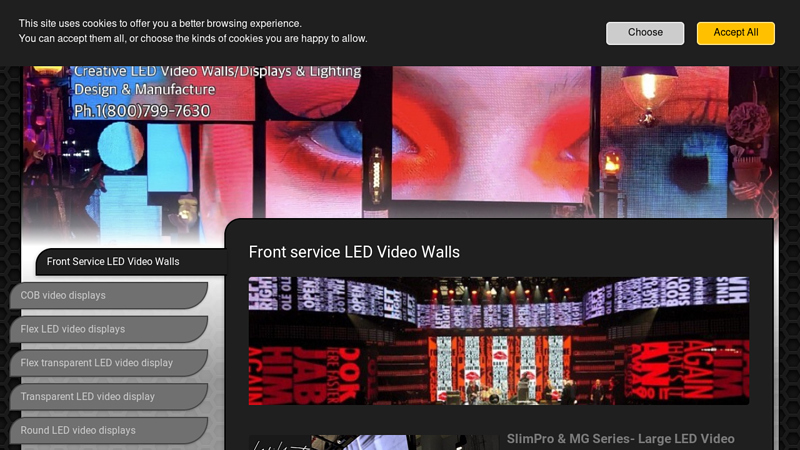 Creative LED Video Walls / Displays / lighting / Design & Manufacturing