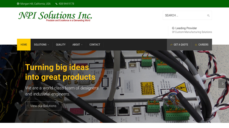 Electro-Mechanical Assembly Manufacturing and Design