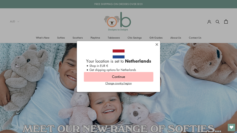 OB Family Owned & Designed Stuffed Toys and Toddler Gifts Since 2008 C OB AUS