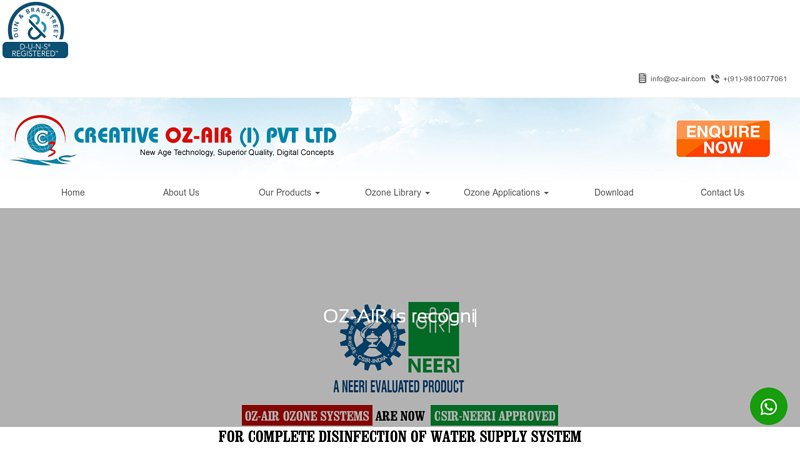 Ozone Generators Manufacturers | Commercial Ozone Generators Manufacturers | Industrial ozone generators India | ozone air purifier manufacturer | ozone monitor manufacturers | India