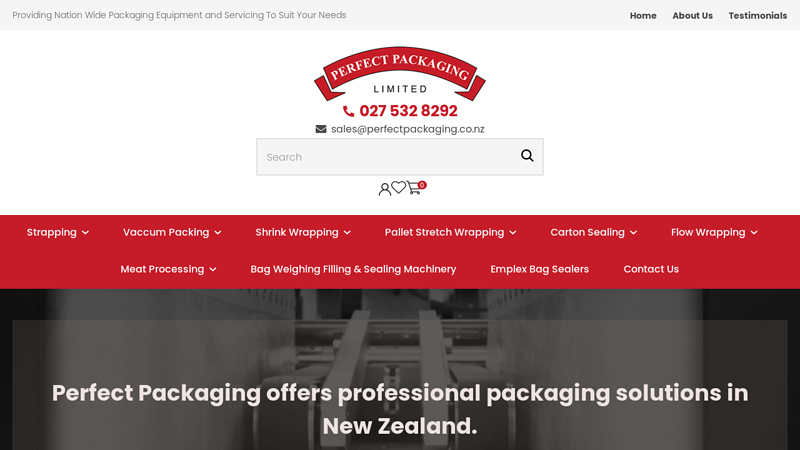 Packaging Machinery | Packaging Solutions NZ | Perfect Packaging