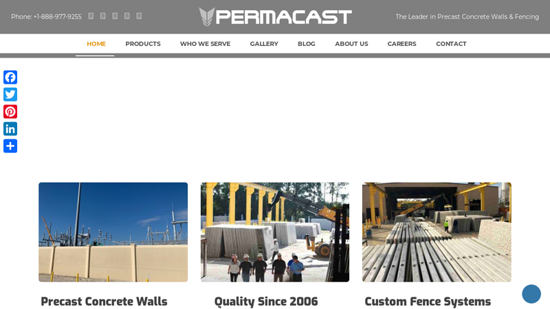 Precast Concrete Walls, Custom Fence Systems | Permacast Walls