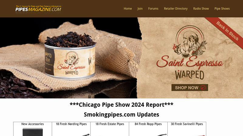 Pipe Tobacco :: Smoking Pipes - Pipe Smoking Info & Advice :: Tobacco Pipes