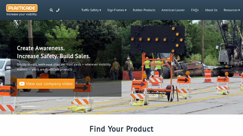 Plasticade Sign Products & Traffic Safety | Plasticade