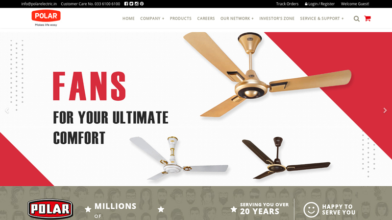 Polar Electric - Best Online Electrical Appliances | Home Appliances