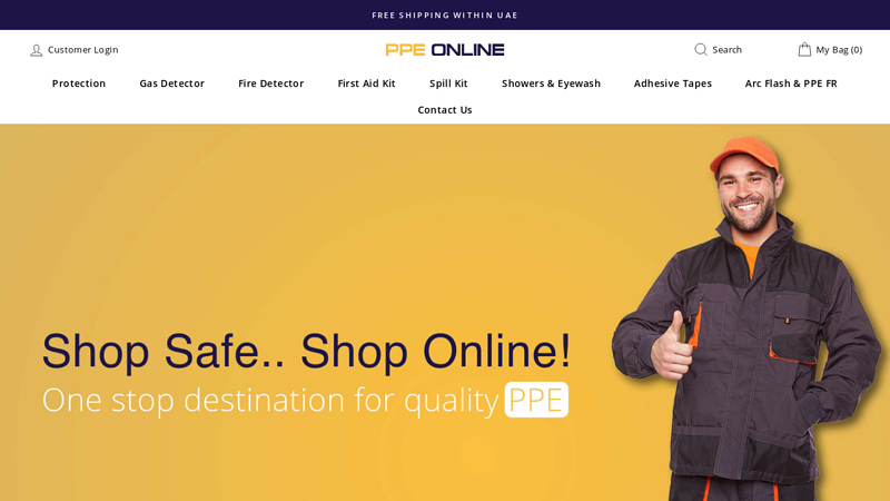 PPE Suppliers | Best Safety Equipment Suppliers in UAE - PPE Online