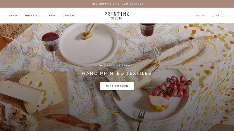 Printink Studio | Australian Hand Printed Linen and Home Furnishings