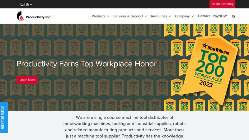 Metalworking CNC Machine Tools Supplier & Equipment Distributor | Productivity