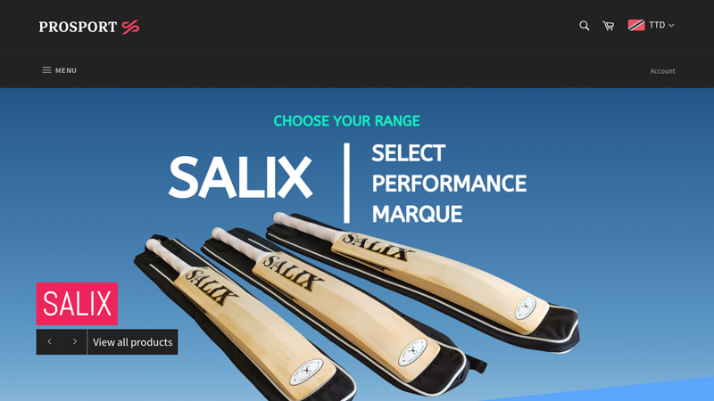 PROSPORT Caribbean Trinidad Hockey Sticks Tennis Rackets Cricket Bats C Prosport Caribbean