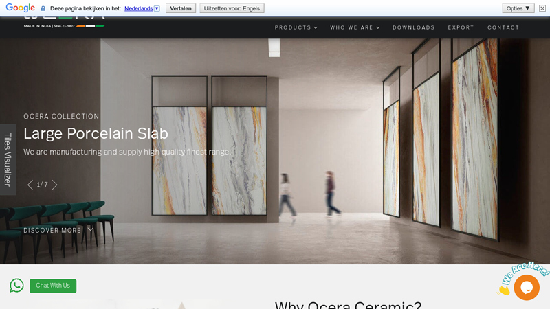Qcera Ceramic | Porcelain Slab, Ceramic Floor Tiles, Ceramic wall tiles, Full Body Vitrified Tiles, GVT & PGVT tiles, Double Charged Vitrified Tiles, Nano Vitrified Tiles, Decorative Tiles & Border Tiles, Sanitary Ware | Exporter or Manufacturer