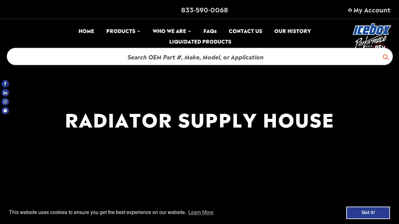 Radiators & Cooling Systems: Truck, Semi, Heavy Equipment, RV | RSH C Radiator Supply House