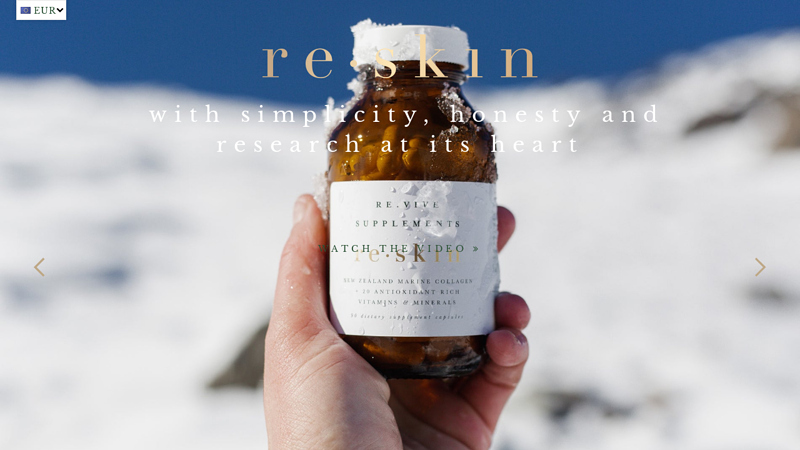 Premium New Zealand Skincare | re-skin C re  skin