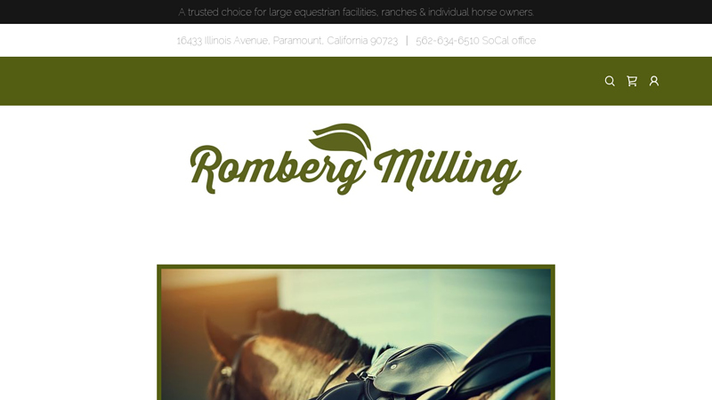 Romberg Milling Inc. - Alfalfa Hay, Horse Feed