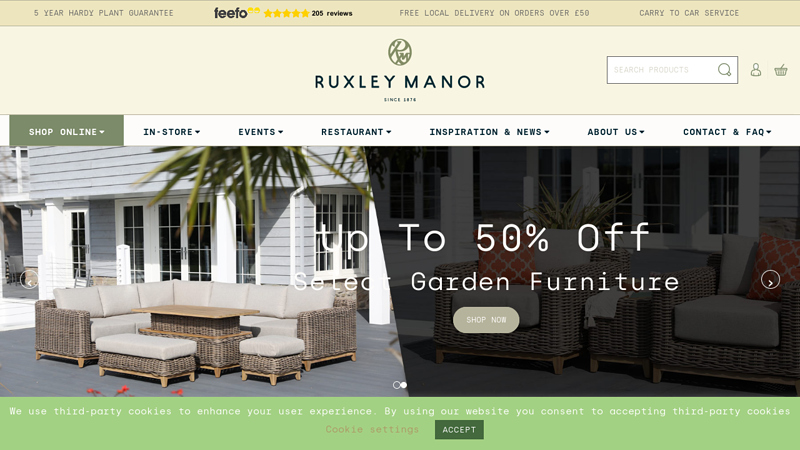 Garden Centre & Garden Furniture Near Me | Kent | Ruxley Manor