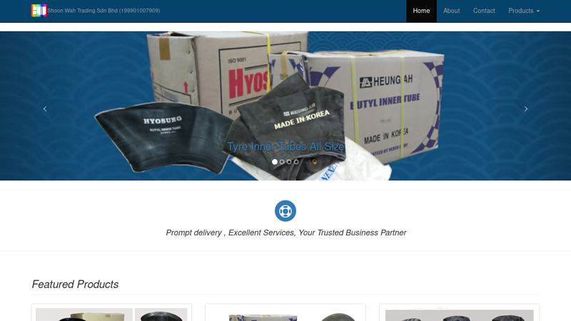 Shoon Wah Trading- Malaysia Distributor and Wholesalers for light trucks LT, TBR Tyres, AG Agricultural, OTR, Industrial Forklift Pneumatic & Solid tires, Korea Inner Butyl tubes & flaps