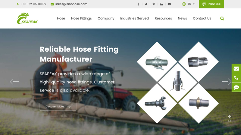 Hose Pipe & Hose Fittings Manufacturer/Supplier China | SEAPEAK