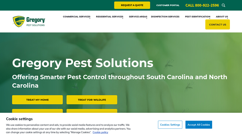 Pest Control Near Me Greenville, SC | Gregory Pest Control