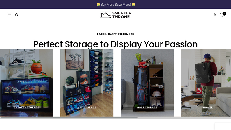 Sneaker Storage: Organize Your Shoe Collection with Premium Solutions C SNEAKER THRONE