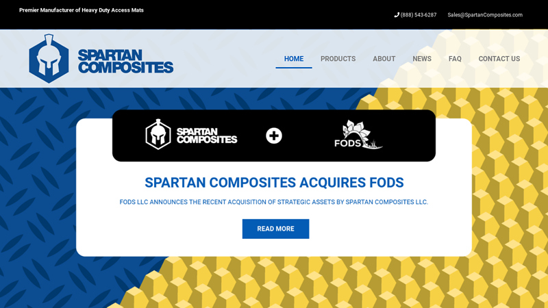 Spartan Composites - Heavy Equipment Construction Mats