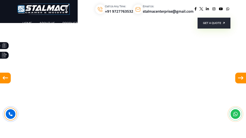 EOT Crane Manufacturer in Ahmedabad, Gujarat, India