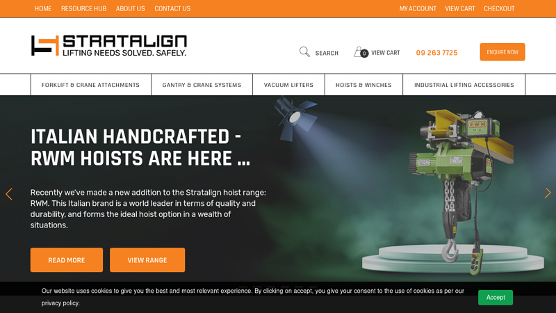 Lifting Equipment NZ & Material Handling | Stratalign