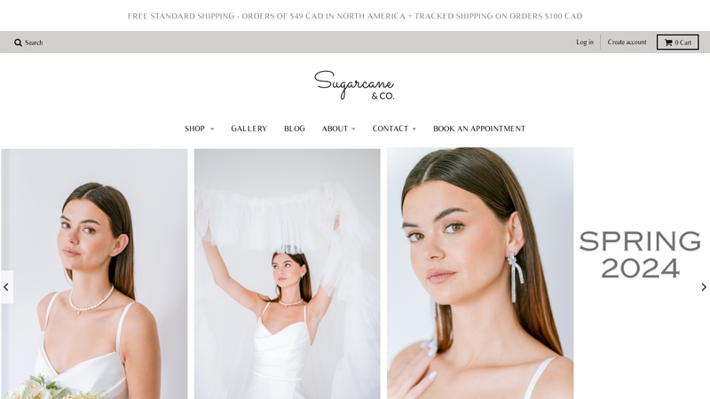 Sugarcane & Co. | Bridal Jewelry and Accessories